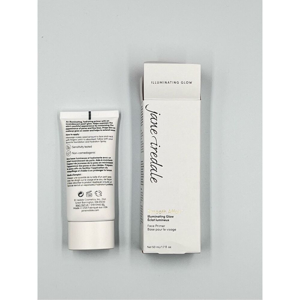 NEW Jane Iredale Smooth Affair Illuminating Glow Face Primer 1.7 oz Hyaluronic - Picture 6 of 6